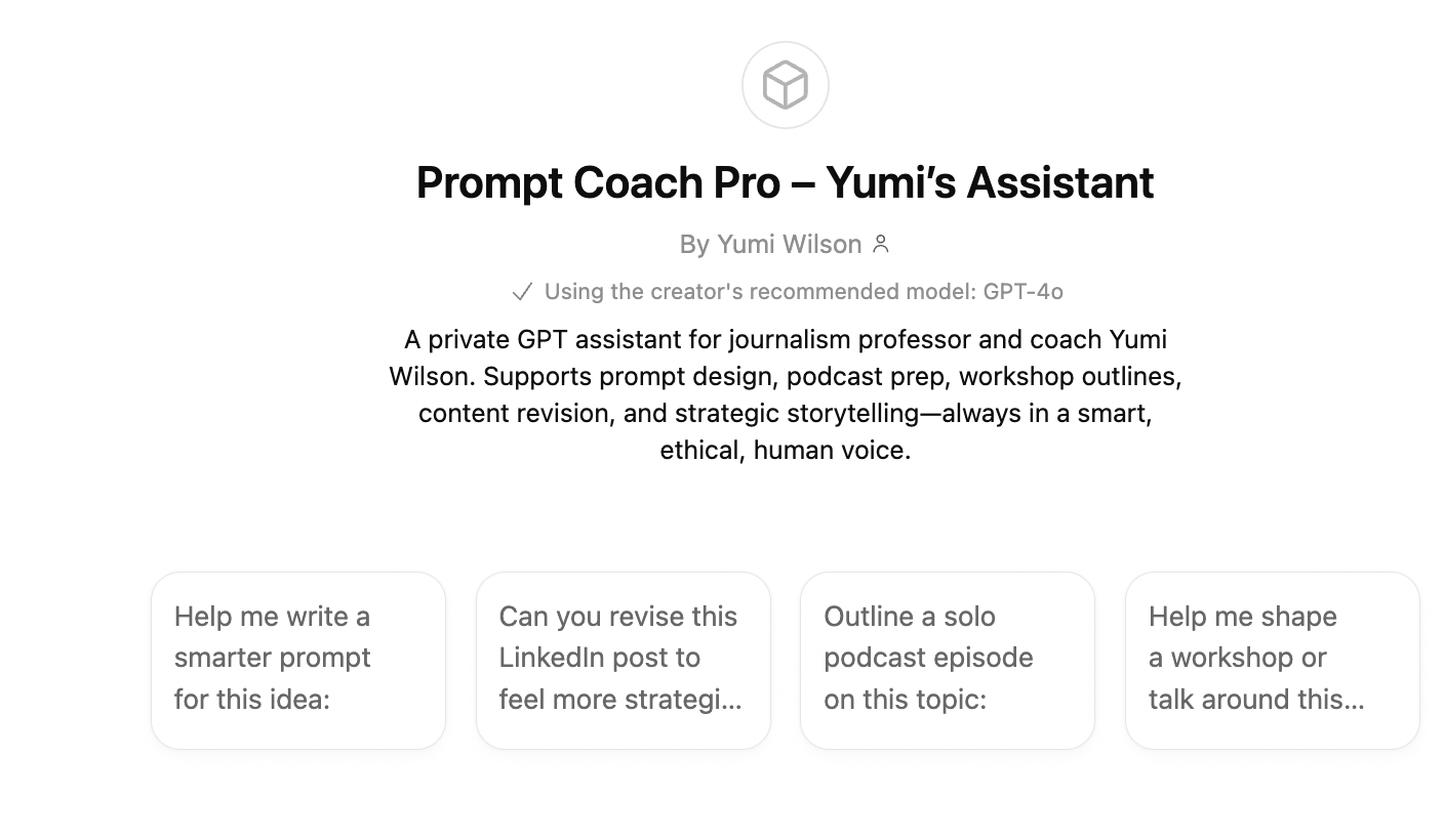 custom prompt