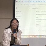 Professor Yumi Wilson teaching an AI journalism workshop in Laos”